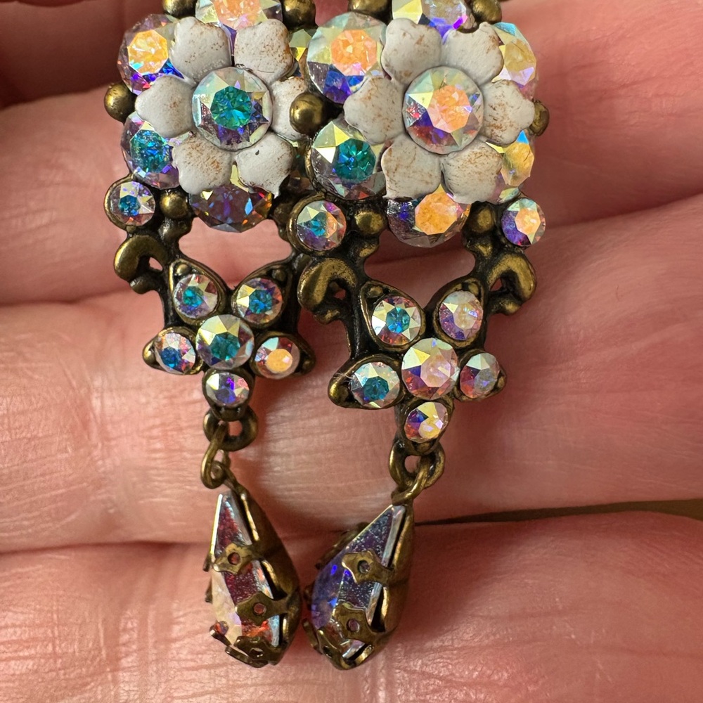 Michal Negrin Crystal Earrings